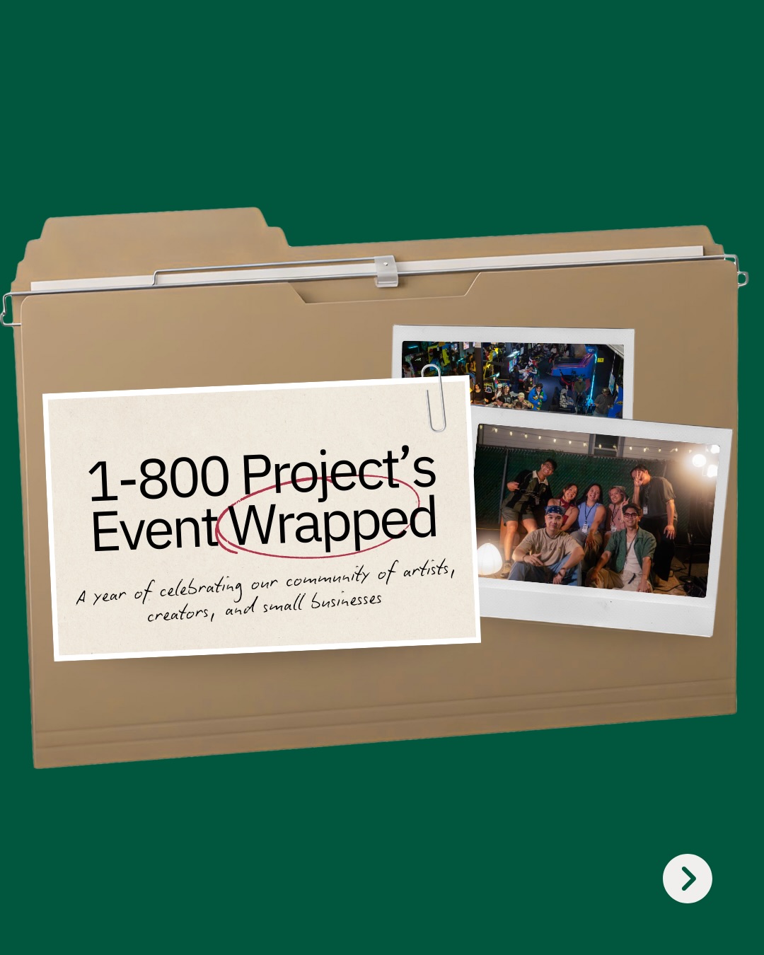 1800 Project Event Timeline